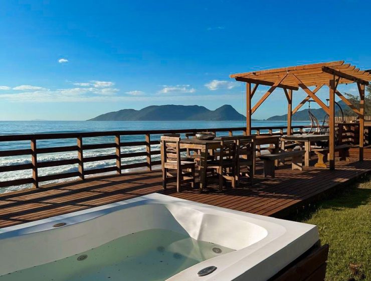 #CA 74- Casa en alquiler, frente al mar, en Campeche